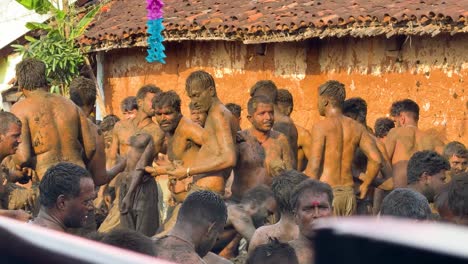 mud festival in rural india