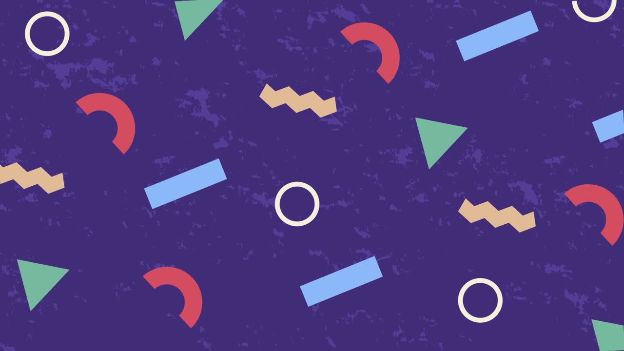 fondo abstracto geométrico mínimo en azul. animado 4k