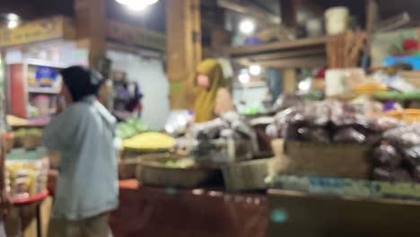 busy night market in indonesia