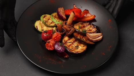 grilled vegetable platter