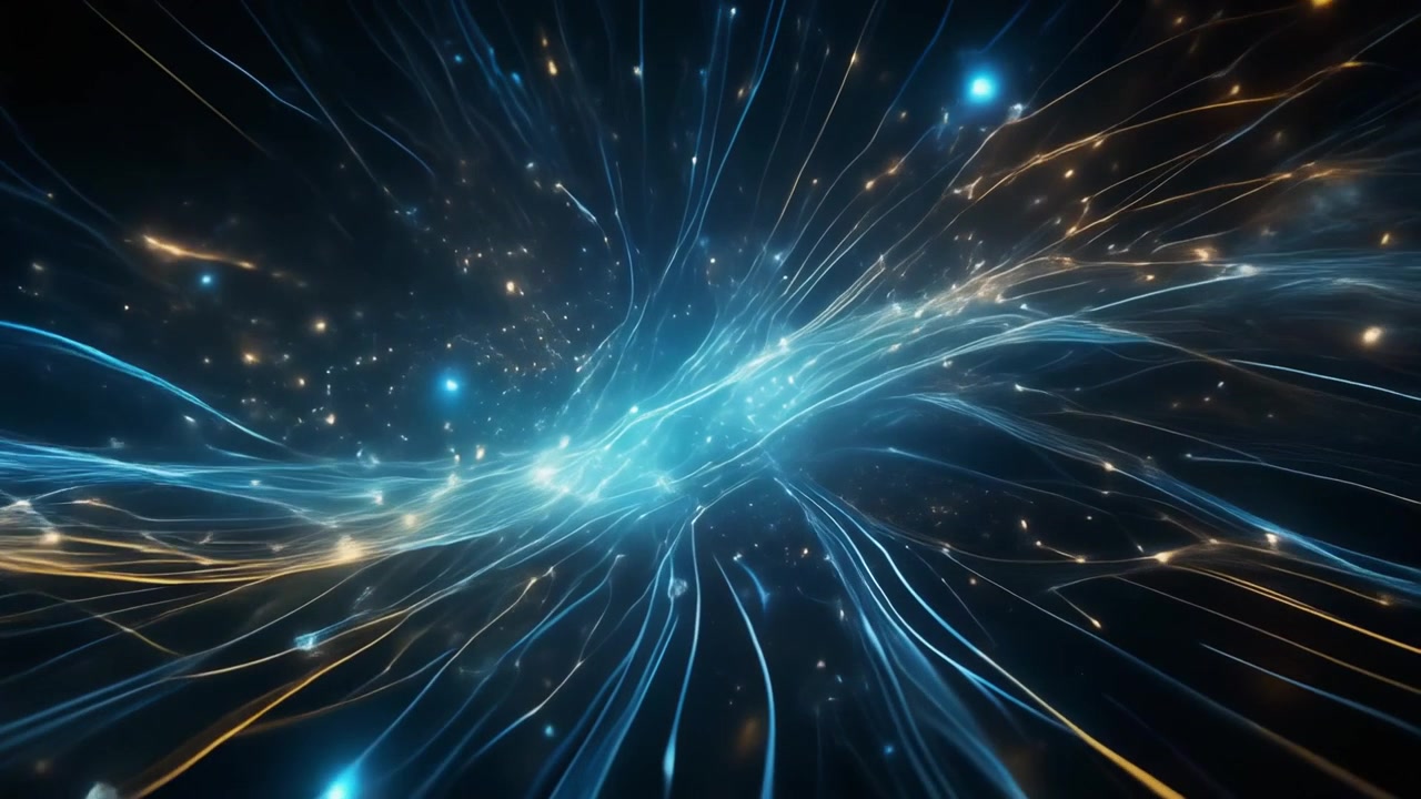 Abstract Flowing Light Particles and Energy Streams