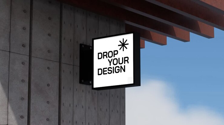 Sign board Mockup
