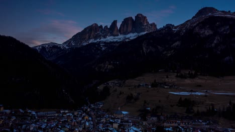 dolomites sunset peaks