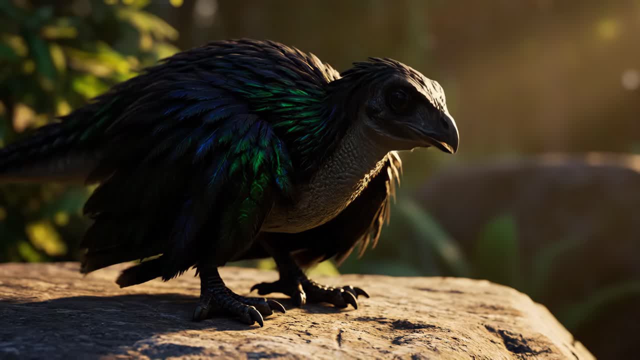 крупный план птицы