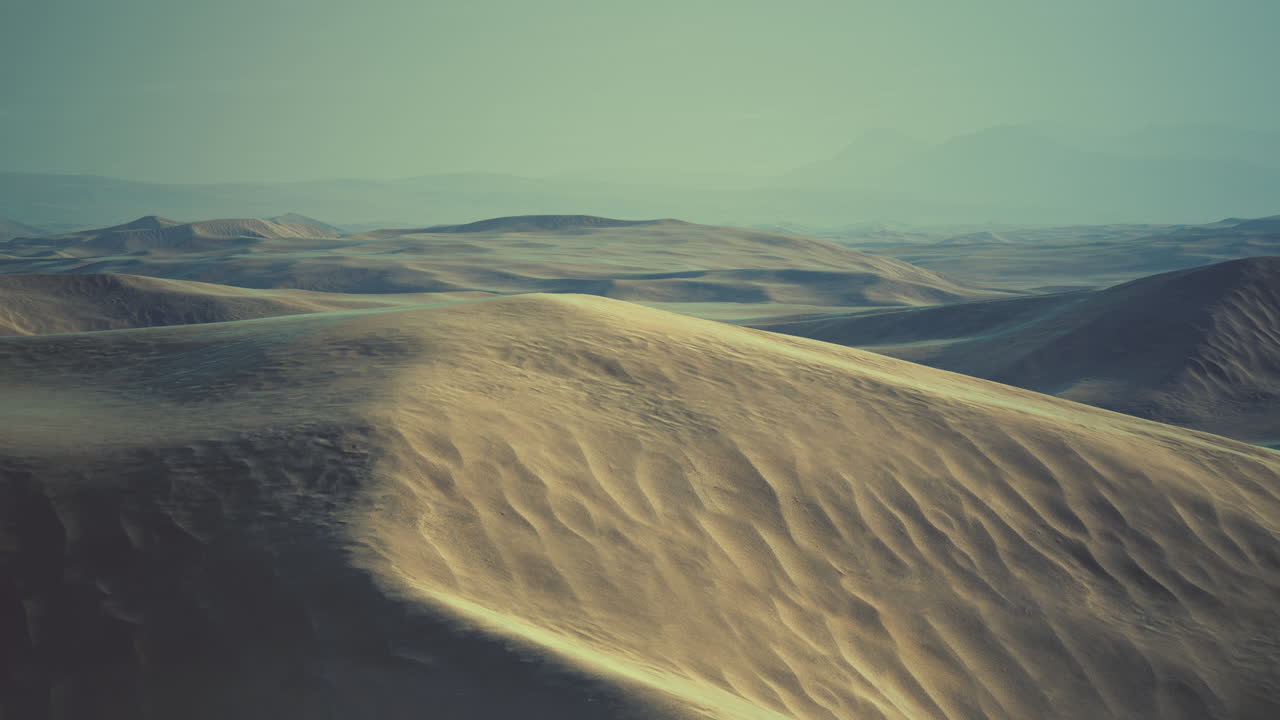 gran duna de arena en el paisaje del desierto del sáhara