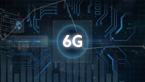 6g-Technologieanimation-über-Leiterplatte-Und-Digitalem-Schnittstellenhintergrund