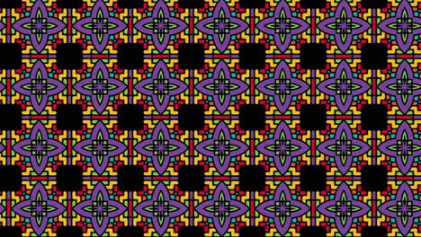 hermoso patrón sin costuras de múltiples colores en movimiento deslizante
