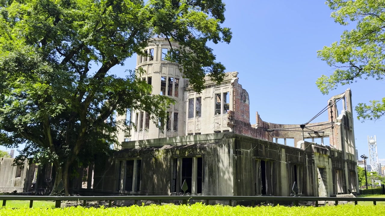 The Atomic A-Bomb Dome in Hiroshima stands as a preserved reminder of history and a powerful symbol of peace in Japan.