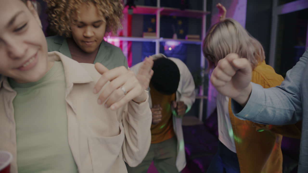 Friends Dancing at a Party