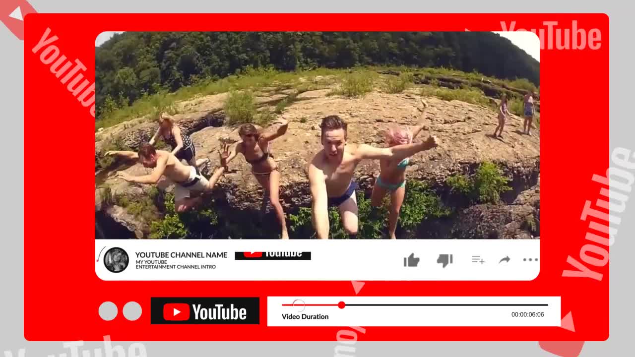 Modern YouTube Channel Intro Template