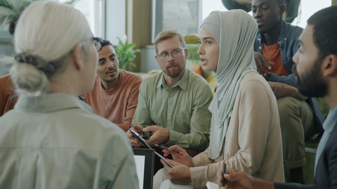 Diverse Group in a Meeting