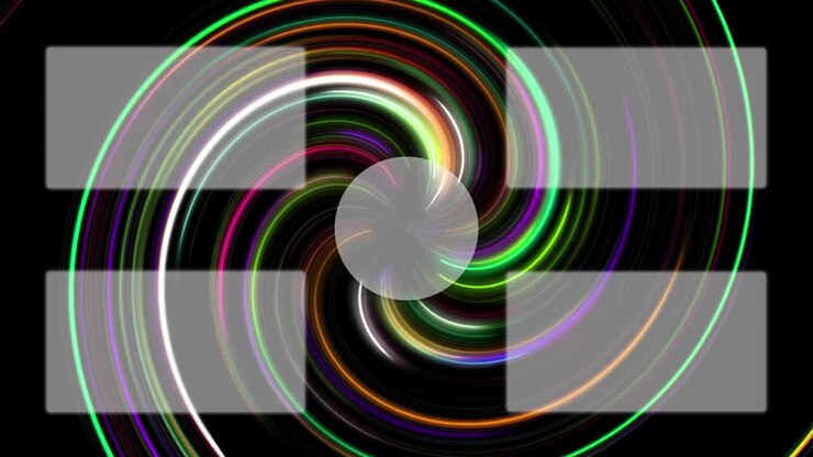 Vortex neon end card ending screen motion graphics