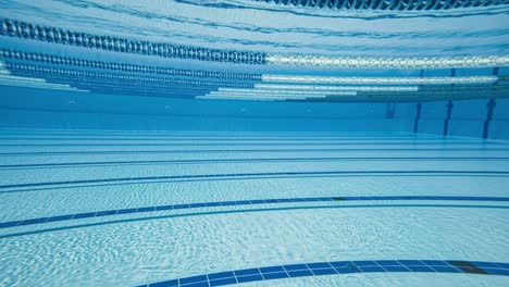 olympic swimming pool under water background.