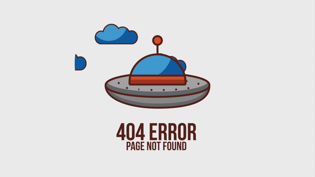 404 오류 페이지 발견되지 않았습니다 애니메이션 hd