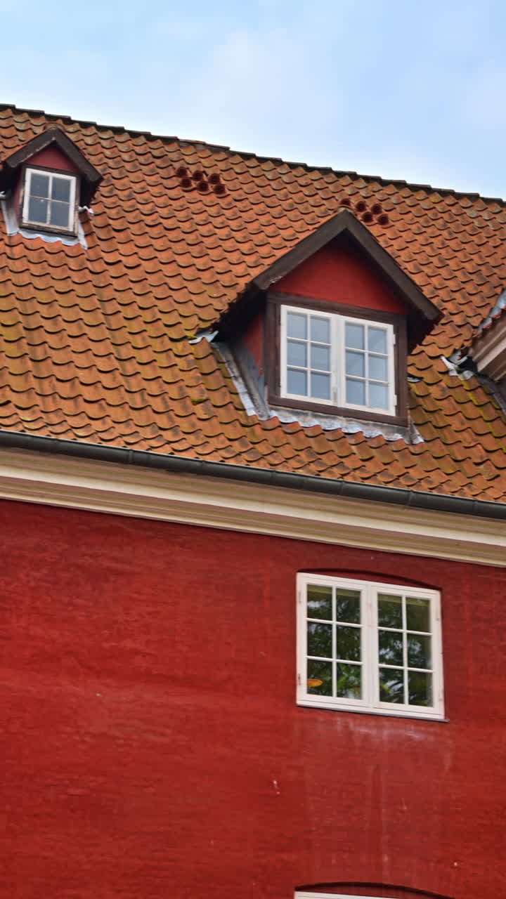 Detail view of the Kastellet Citadel in Copenhagen, Denmark. Vertical