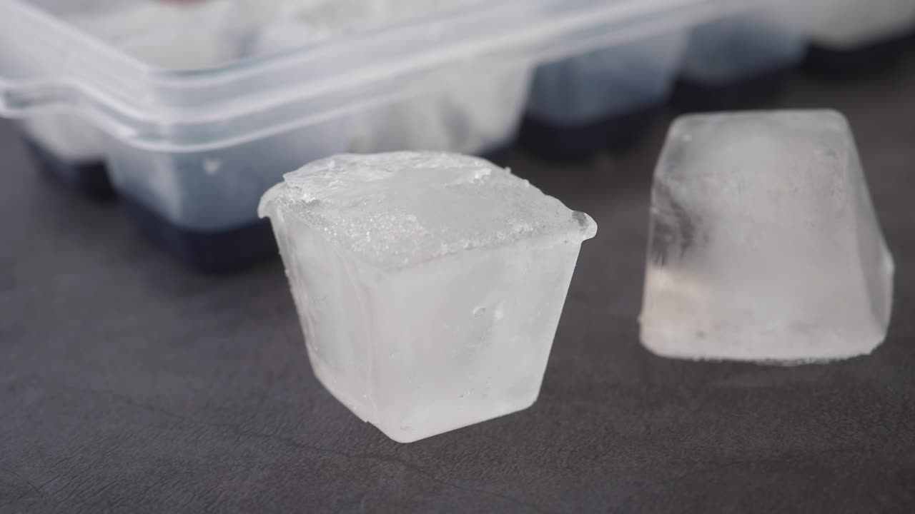 Ice Cubes in Tray
