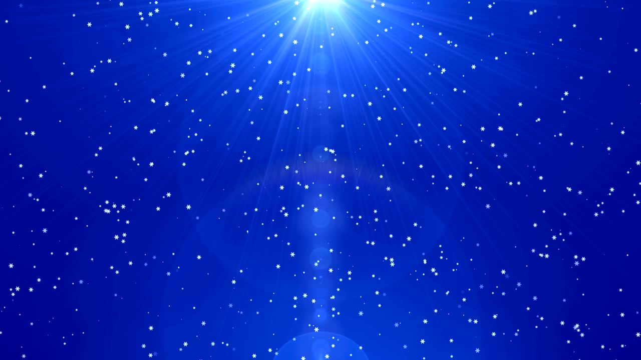 La nieve está cayendo.