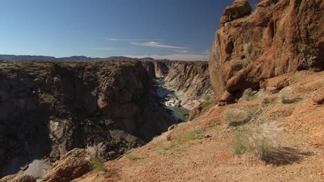 Cañón-Del-Río-Orange,-Parque-Nacional-Augrabies