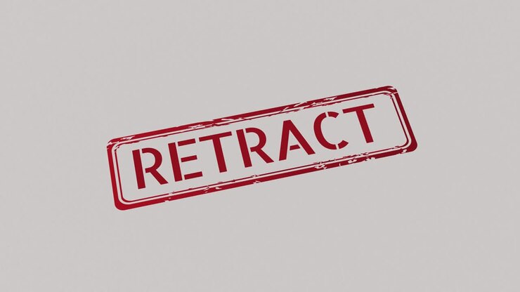 RETRACT Stamp