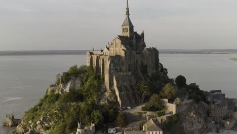 mont saint-michel aerial view