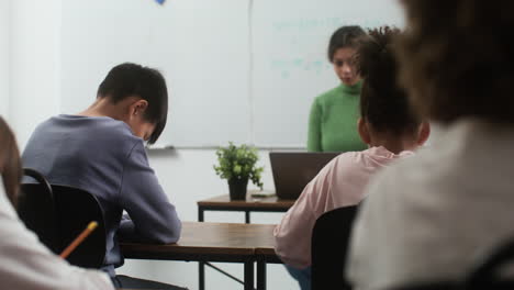 Teacher-and-students-at-school