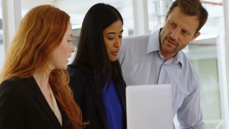 business colleagues interacting with each other in meeting 4k