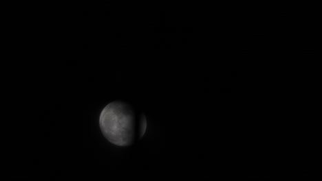 el lapso de tiempo de la luna