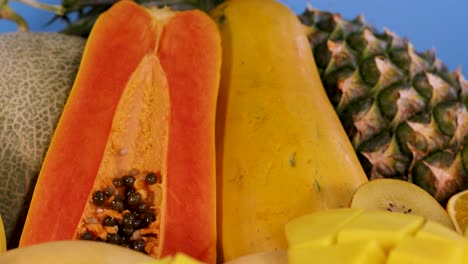 a vibrant assortment of various fresh fruits