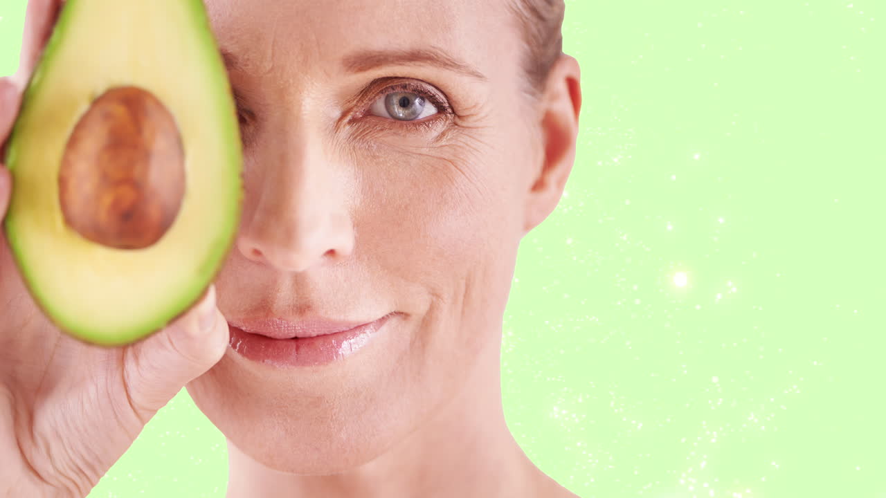 아보카도 를 가진 여자