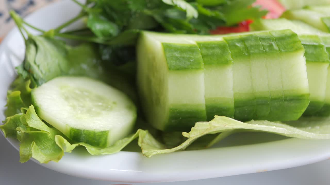 신선 한 초록색 과 함께 호박 러드