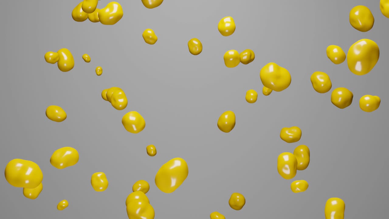 Animazione astratta di sfondo con forme fluide.