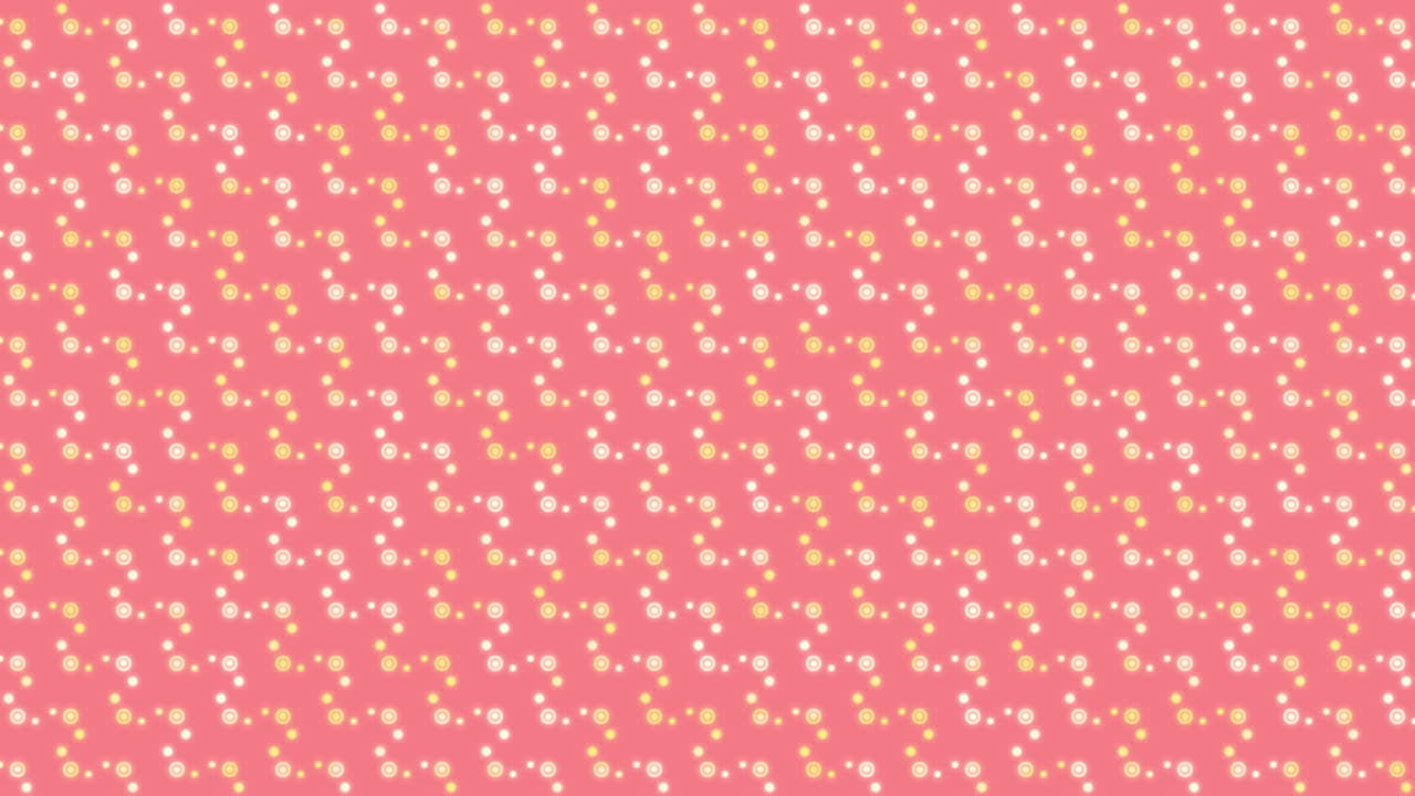 Animazione di più file di forme astratte su sfondo rosa