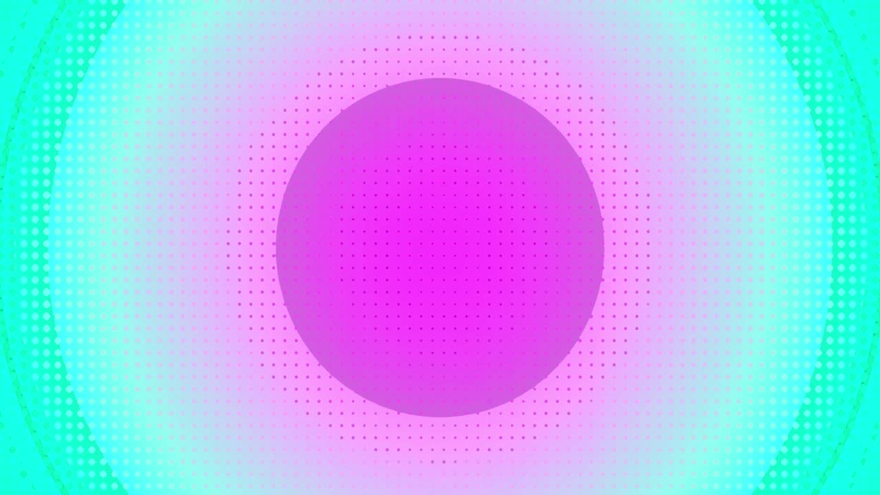 simple fondo animado abstracto de círculos rosados y azules