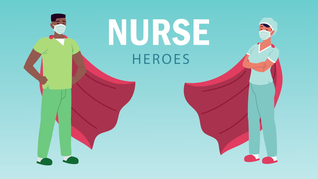 국제 간호사의 날: 영웅 부부와 함께 글자