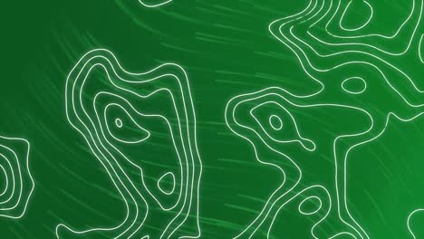 animation of lines map over green moving on green background