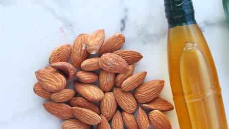 almonds and almond oil