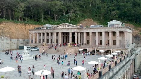 drone footage of the temple of leah in cebu, philippines-2