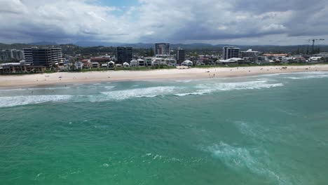 palm beach - southern gold coast - queensland qld - australia - drone shot