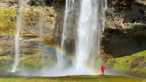 Kippen-Sie-Vom-Mann-Hoch-Und-Bewundern-Sie-Den-Wunderschönen-Seljalandsfoss-wasserfall-In-Südisland