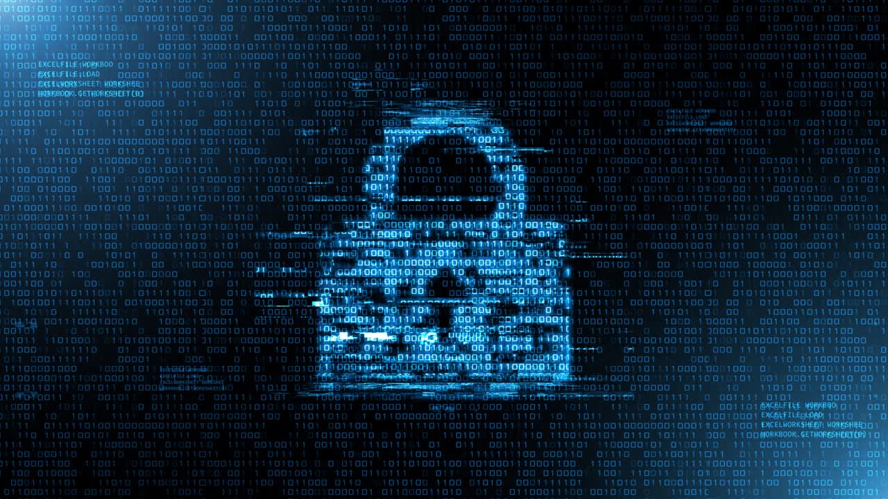protección de datos de seguridad cibernética tecnología de negocios concepto de privacidad animación de bucle.