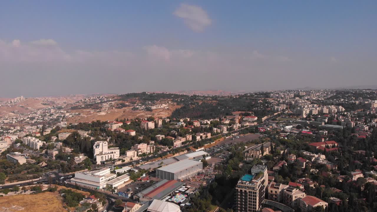 el centro de jerusalén vista aérea