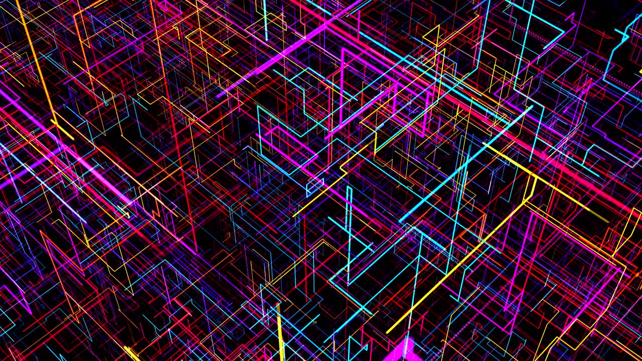 Abstract background with circuit. Digital illustration