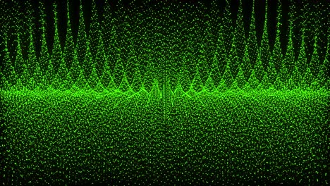 patrón de forma de punto de color verde animación gráficos de movimiento