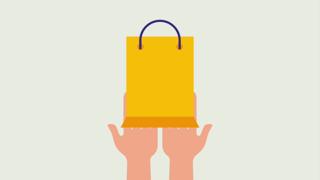 online shopping animasjon