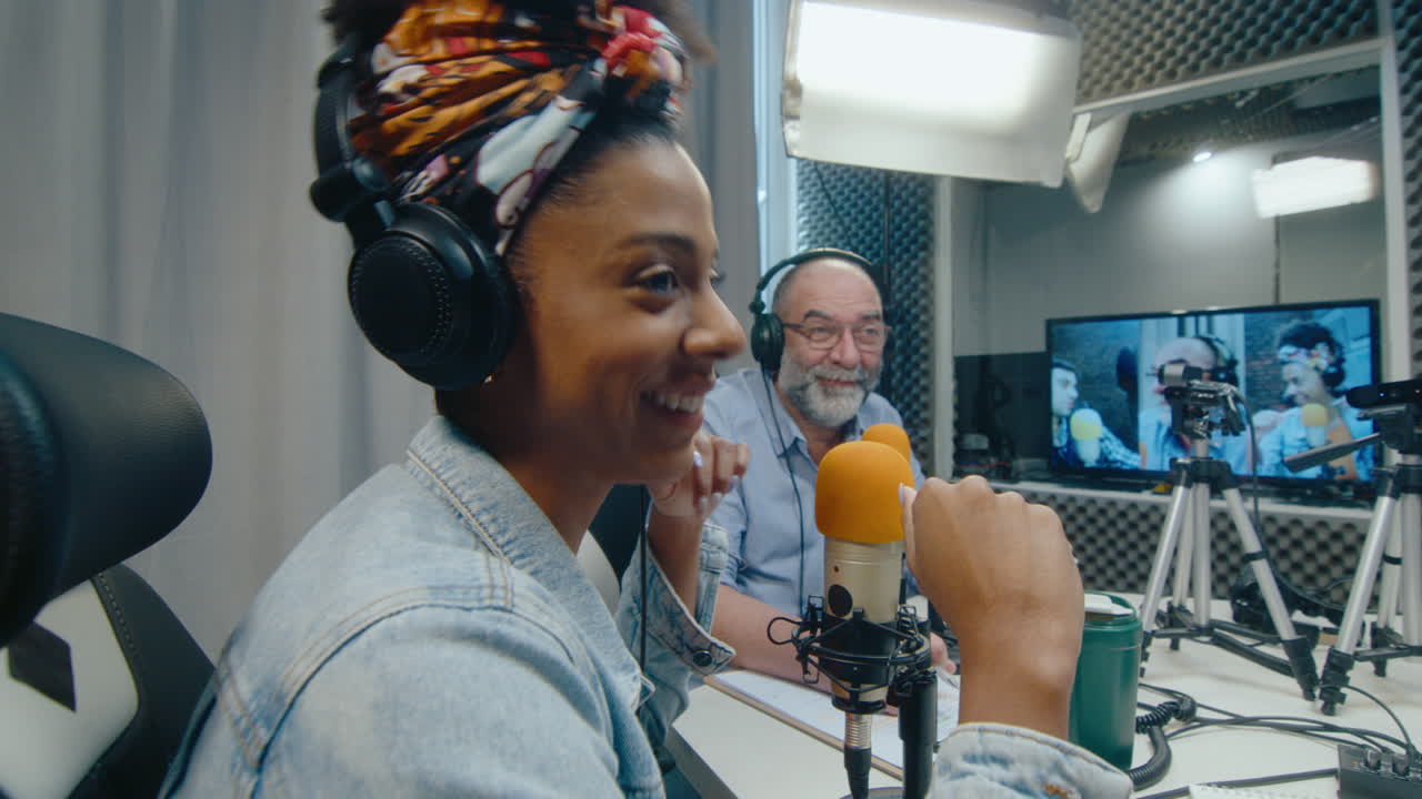 Podcast Interview in Studio