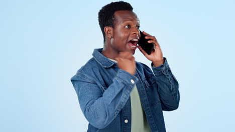 Man,-angry-and-shouting-with-cellphone