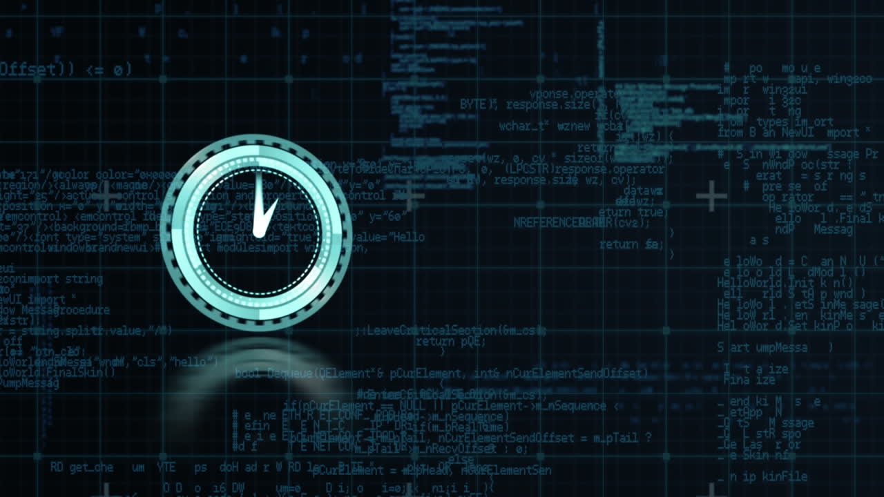 movimiento de reloj y procesamiento de datos