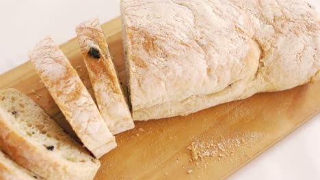 View-of-bread-on-a-wood-board