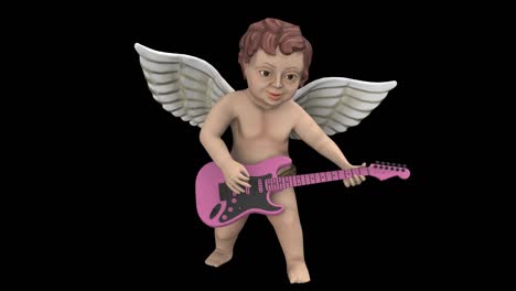 cupido toca el bucle de la guitarra