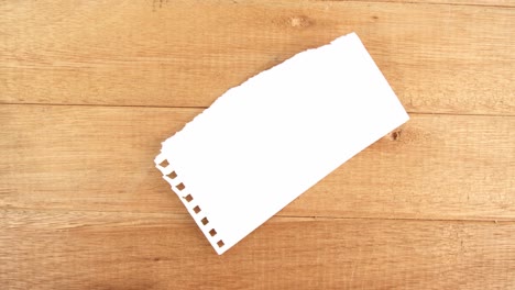 close-up of blank paper